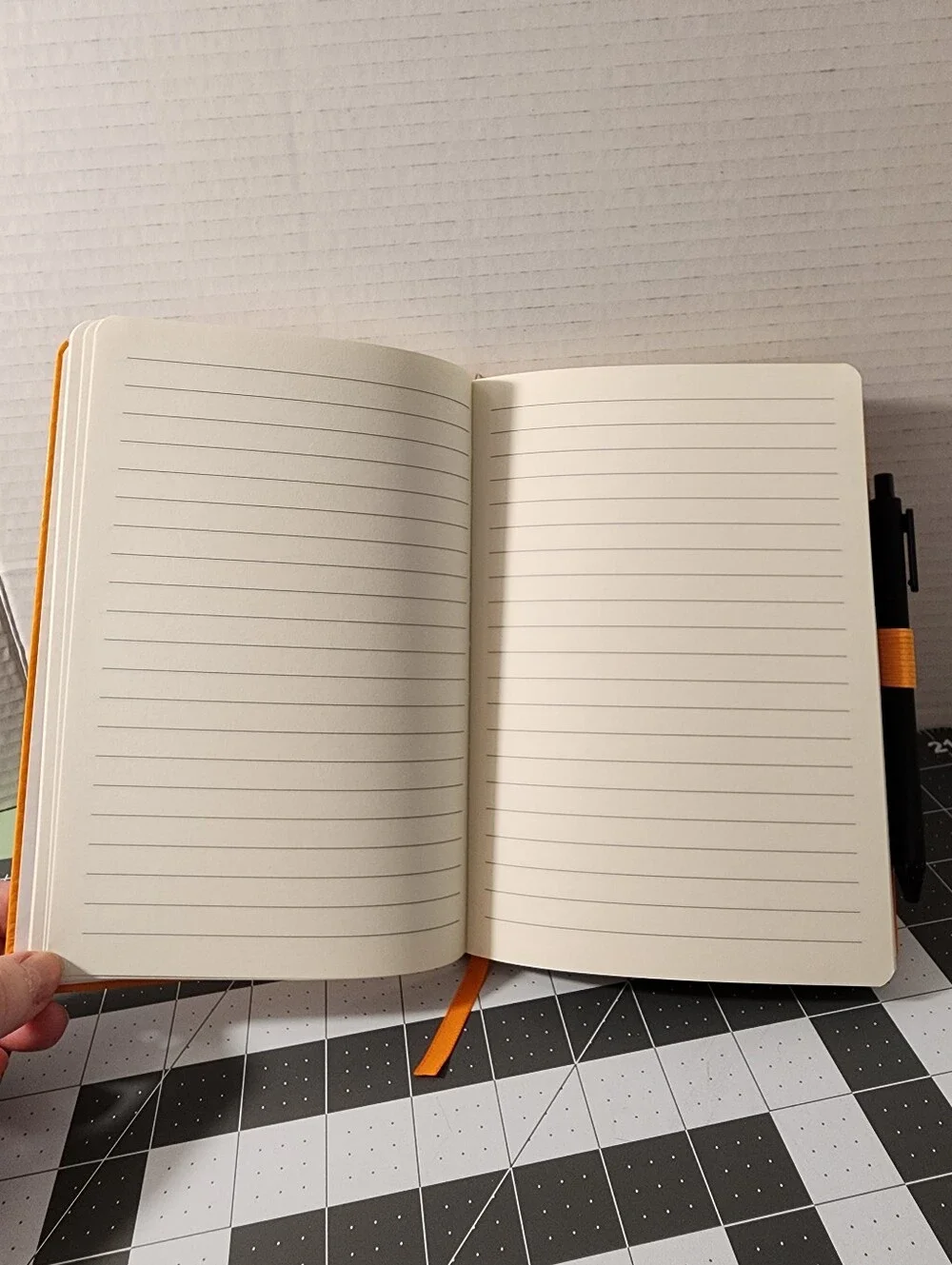 Orange Halloween Ouija Notebook